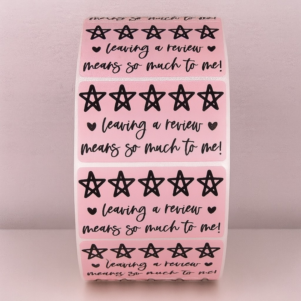 Posh Seller Review Stickers 🌟 “Leaving a Review Means So Much To Me - Picture 8 of 11